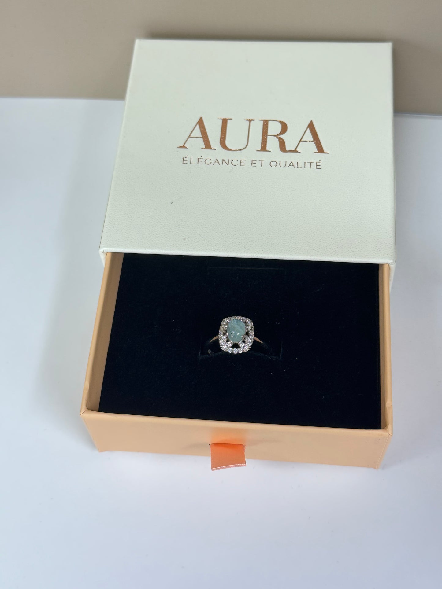 Bague Céleste en Tourmaline Bleue