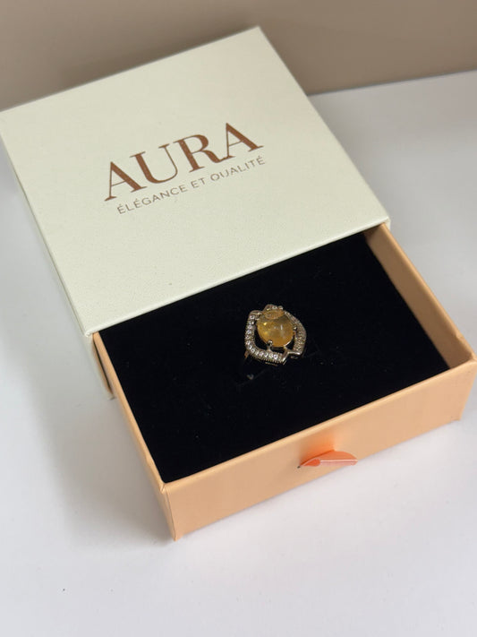 Bague Soleil Doré (Citrine)