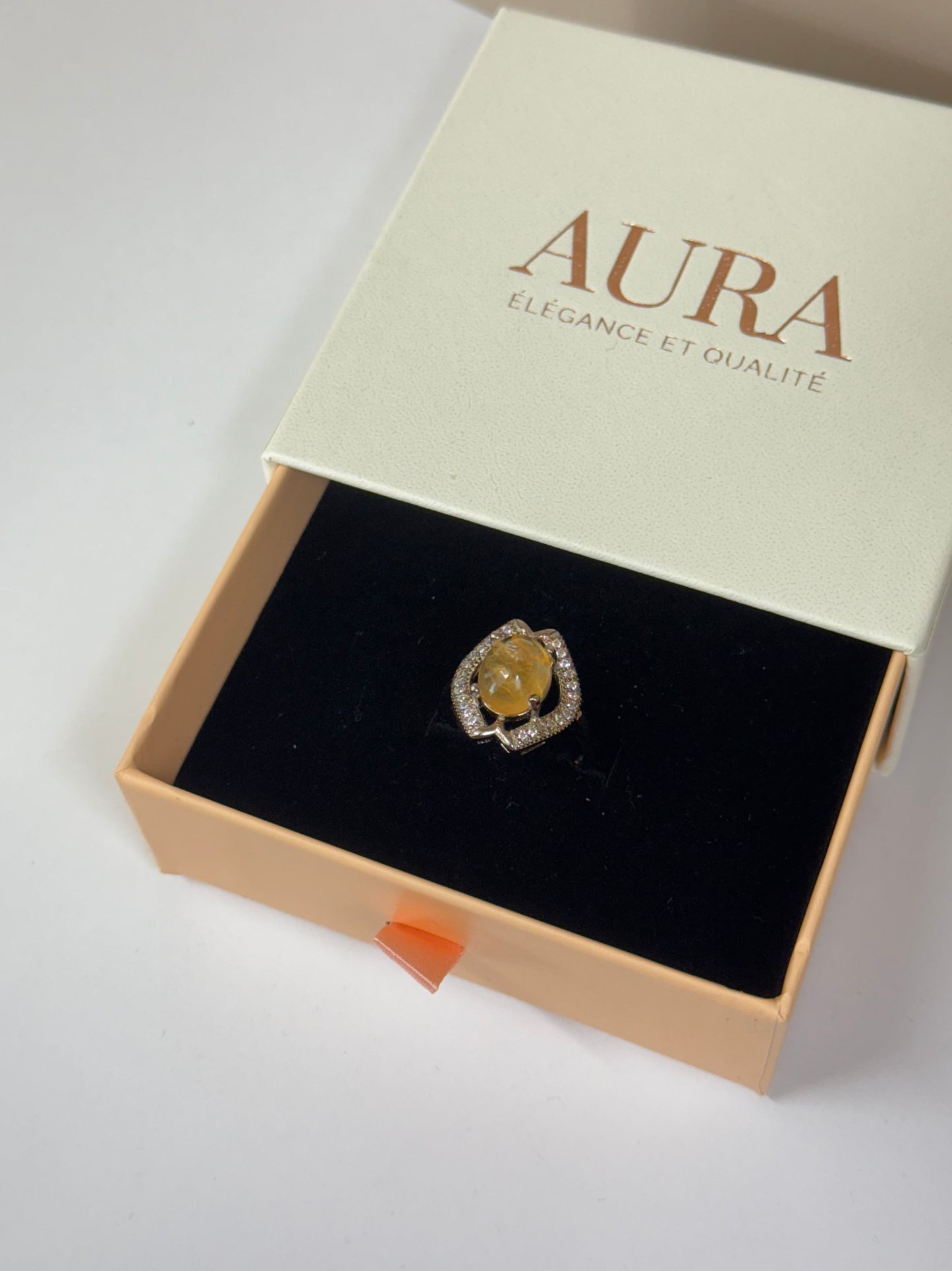 Bague Soleil Doré (Citrine)