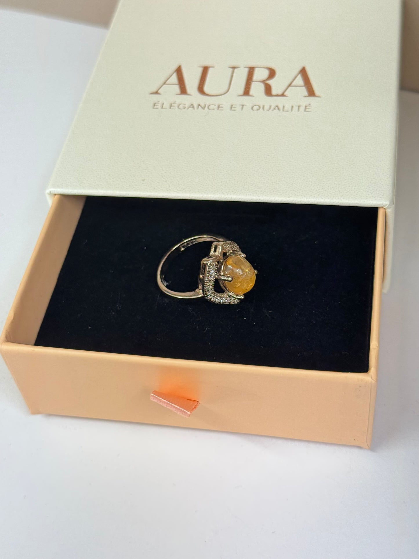 Bague Soleil Doré (Citrine)