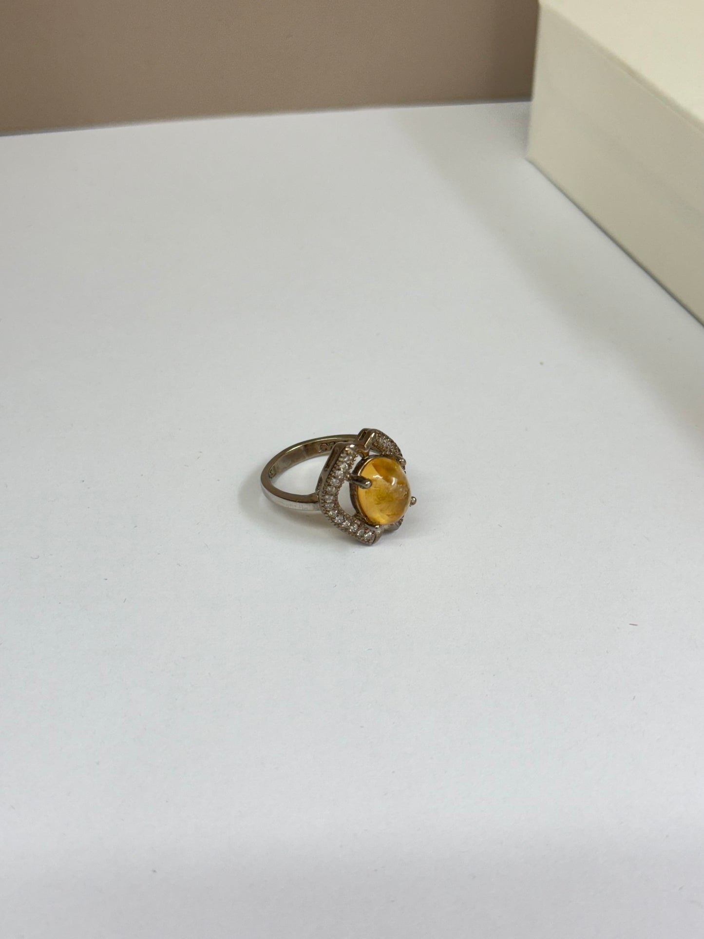 Bague Soleil Doré (Citrine)