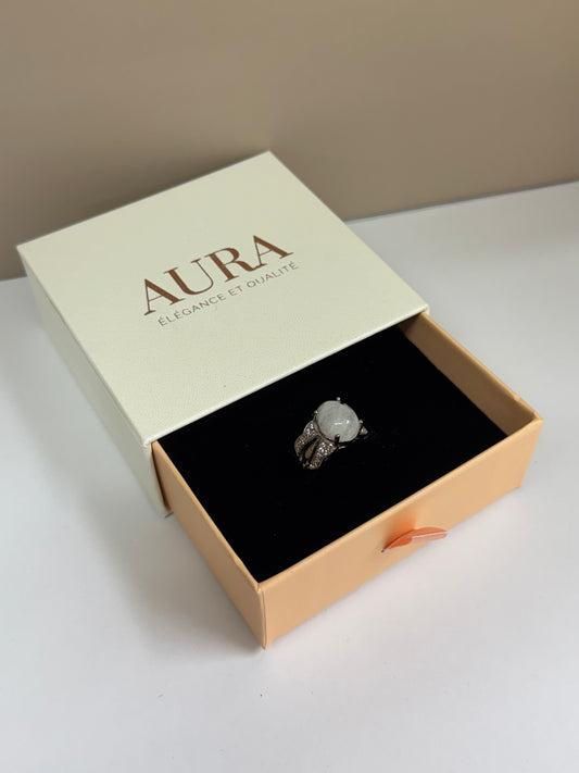 Bague Clair de Lune (Pierre de lune)