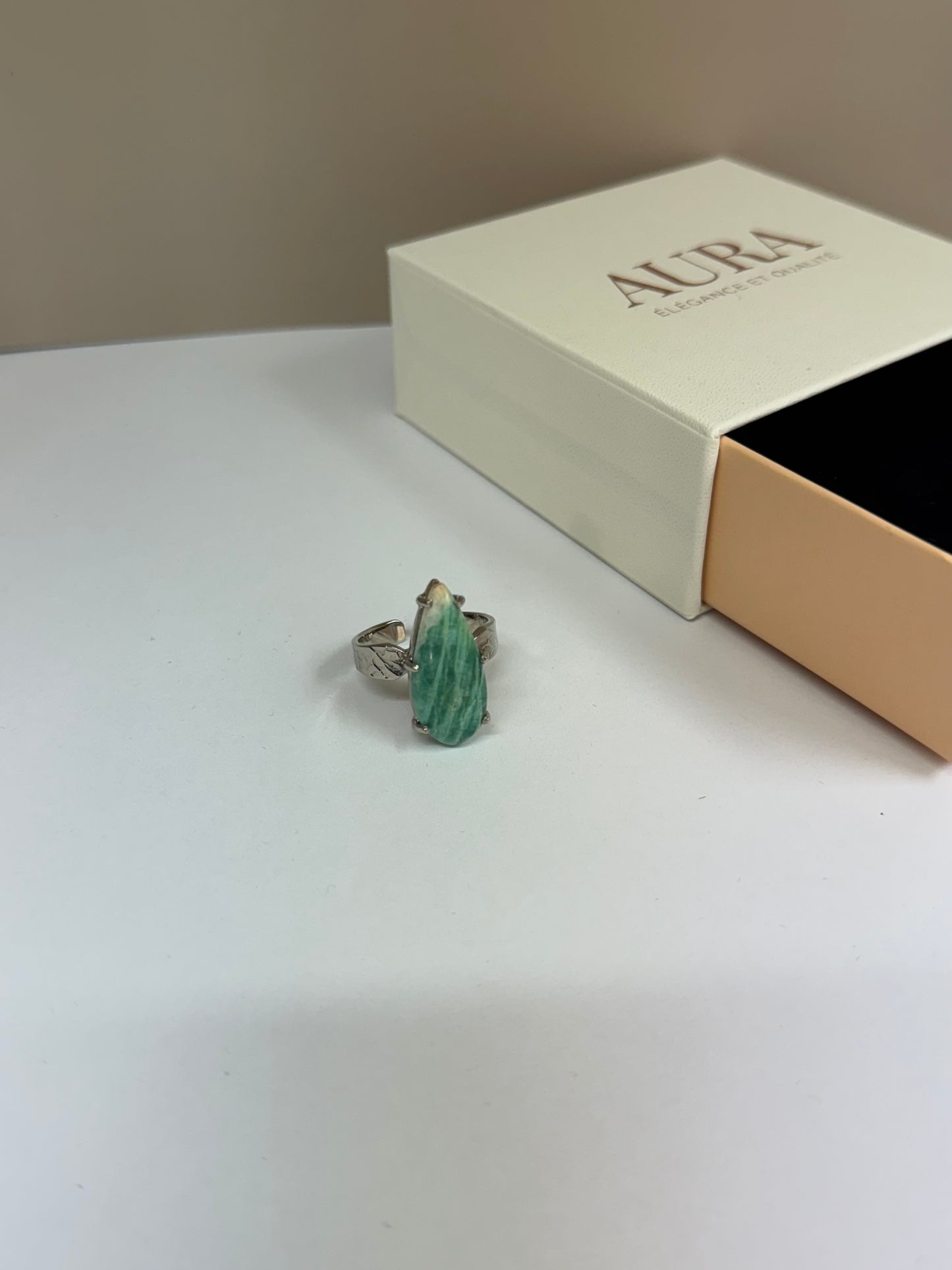 Bague Élan d’Amazonite