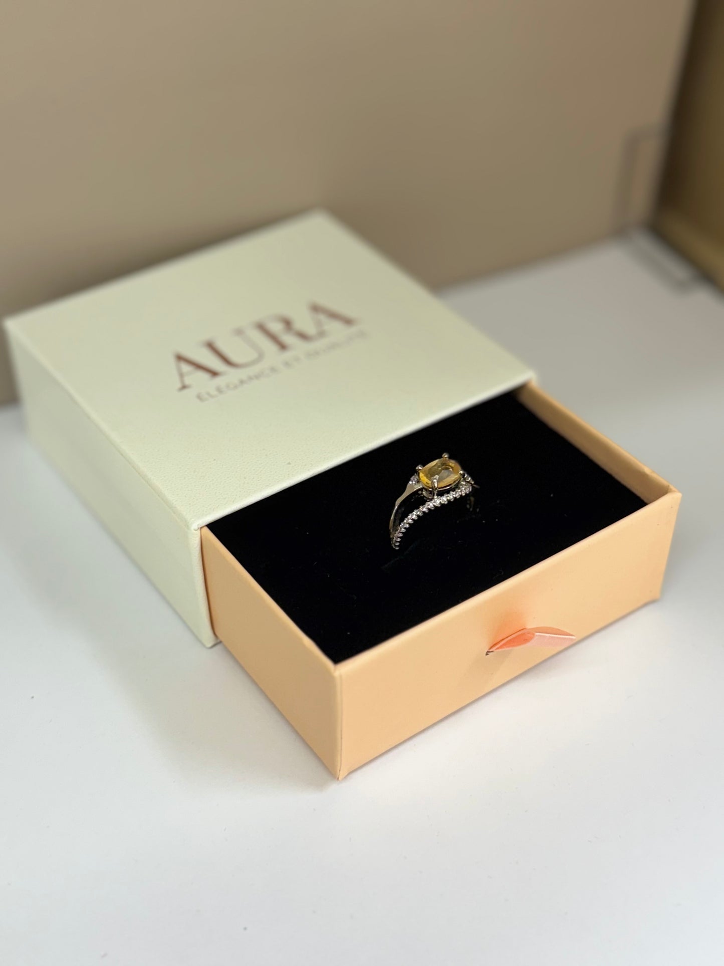 Bague Aura Soleil (Citrine)