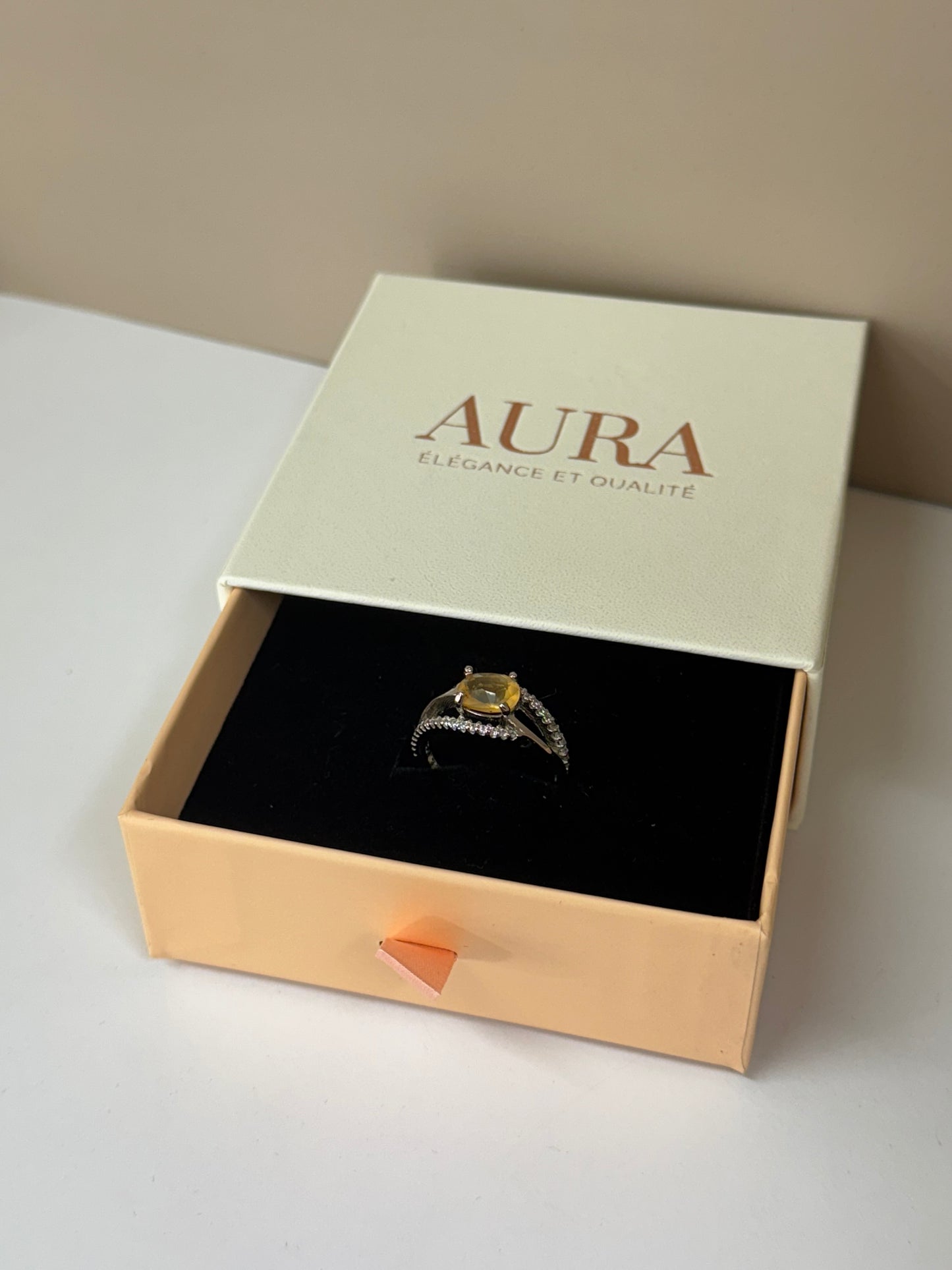 Bague Aura Soleil (Citrine)