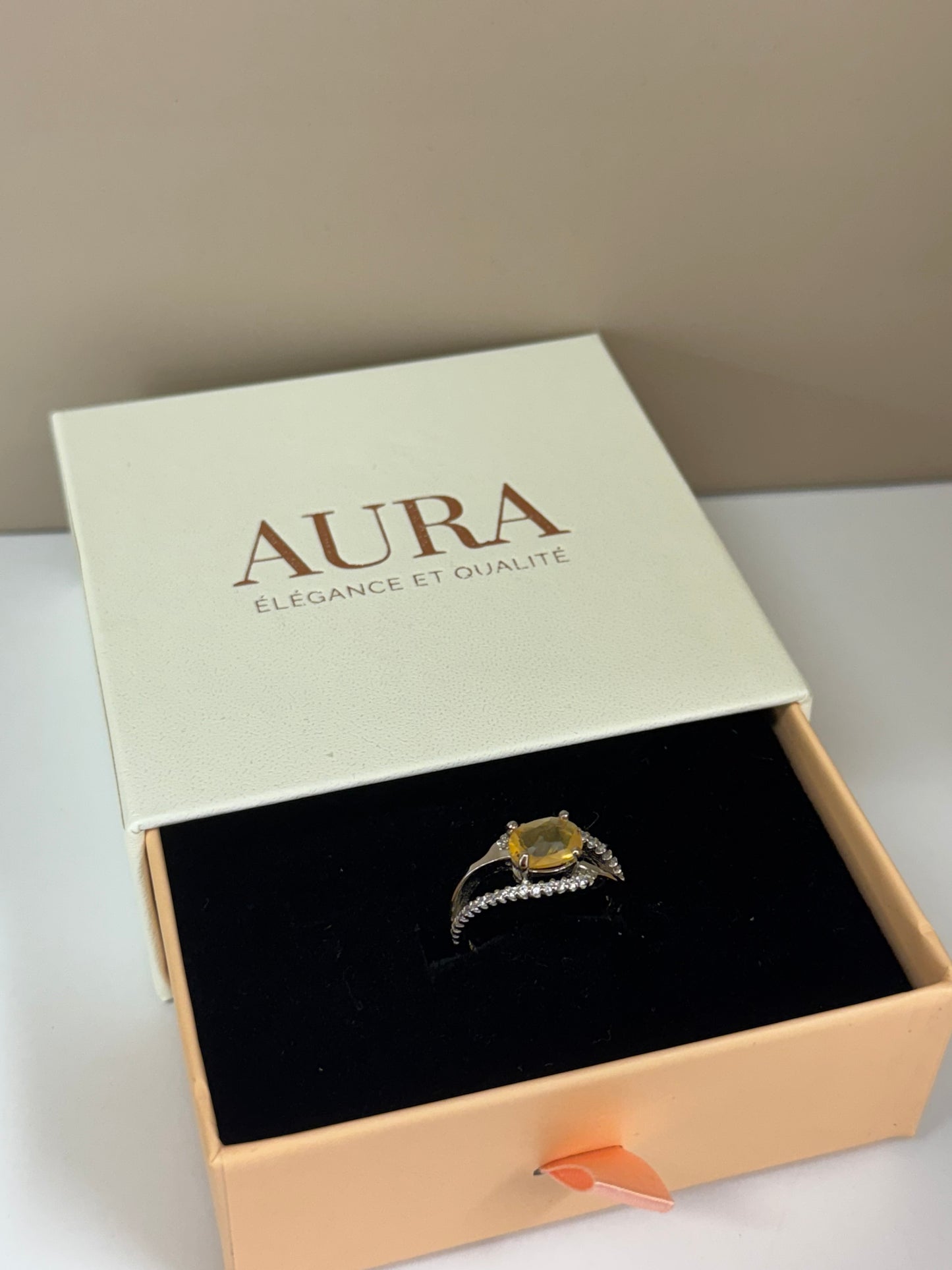 Bague Aura Soleil (Citrine)