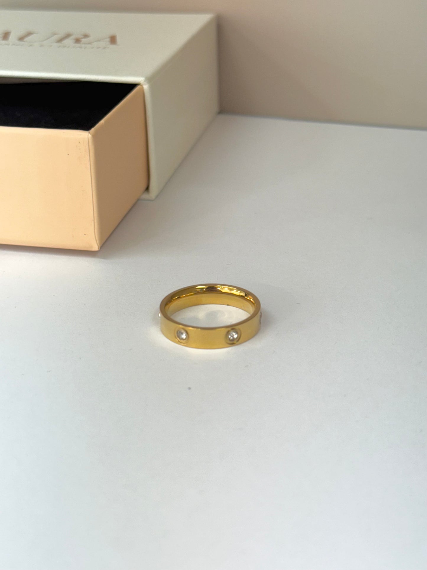 Bague Éclats Dorés