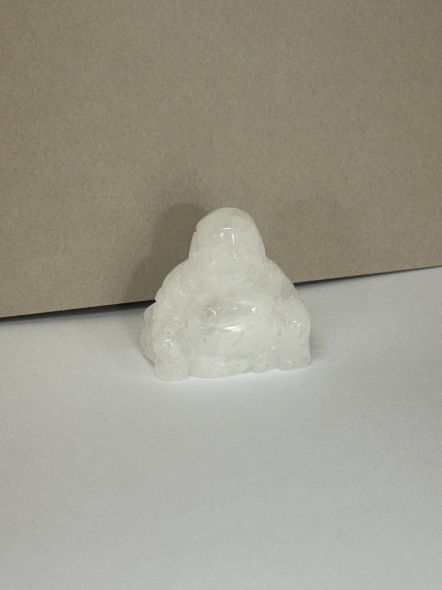 Statue de Bouddha Rieur – Cristal de Roche