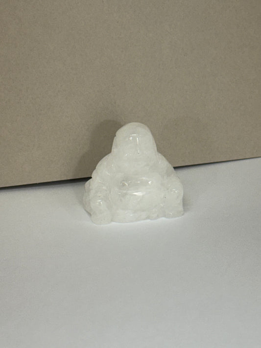 Statue de Bouddha Rieur – Cristal de Roche