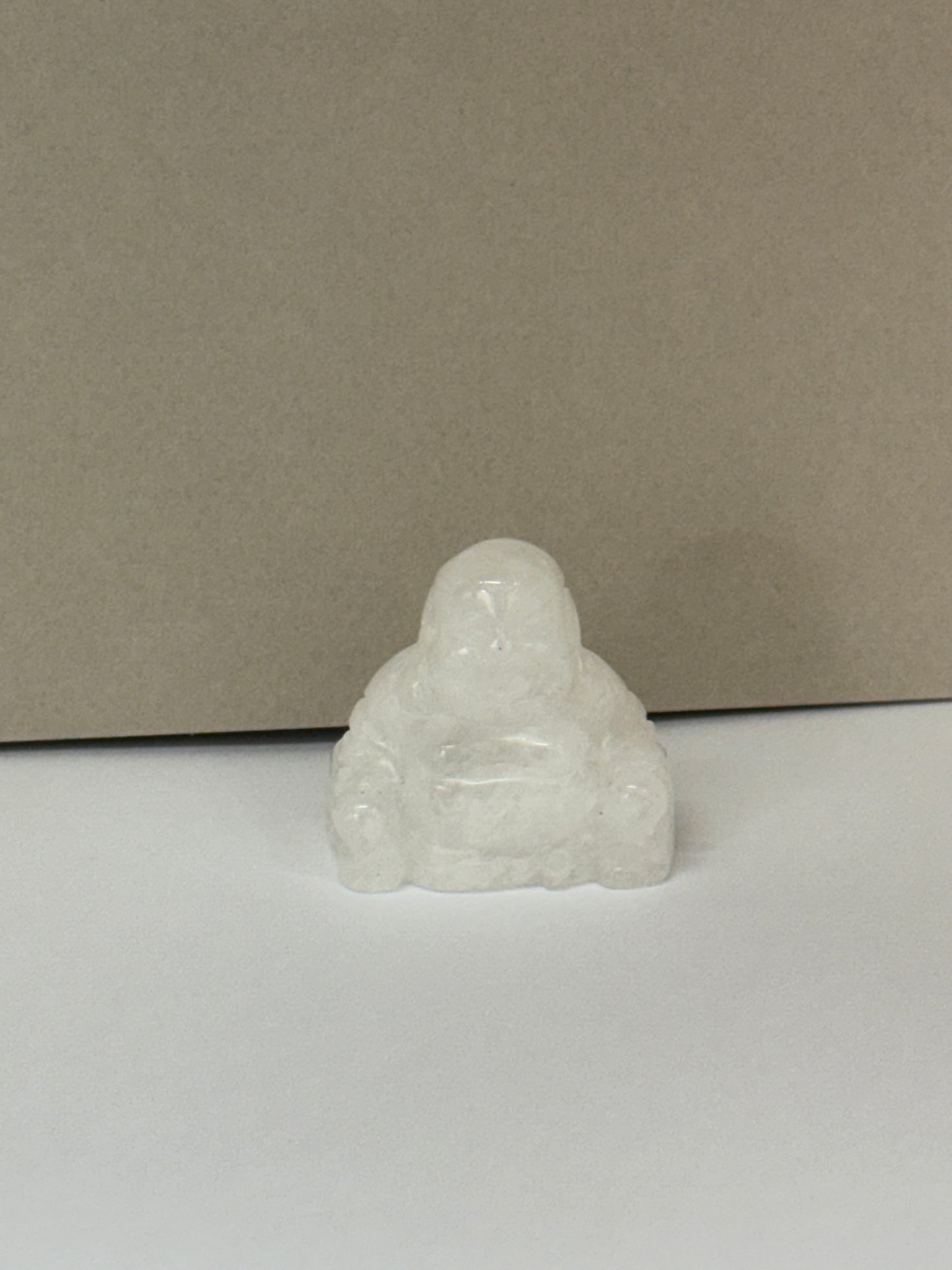 Statue de Bouddha Rieur – Cristal de Roche