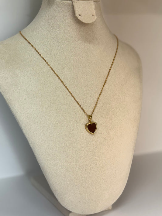 Collier Cœur de Flamme
