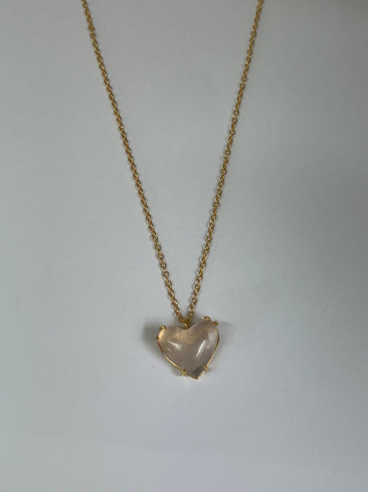 Collier Cœur de Quartz