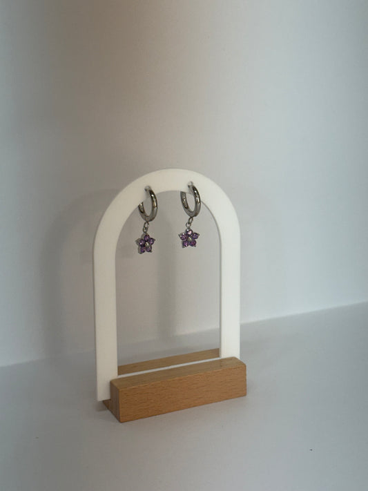 Boucles d’Oreilles Fleur de Lavande