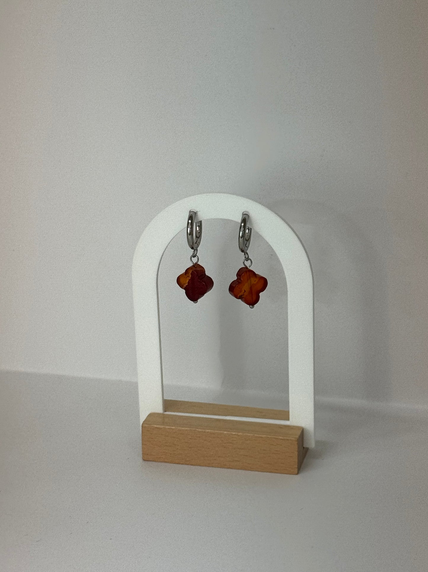 Boucles d’oreilles Fleur d’Ambre