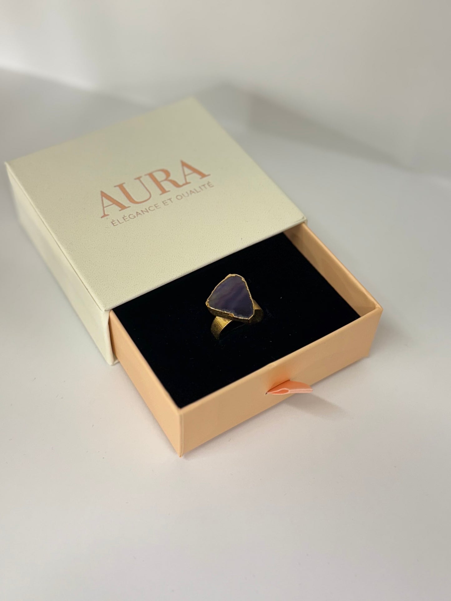 Bague Bouclier Noir