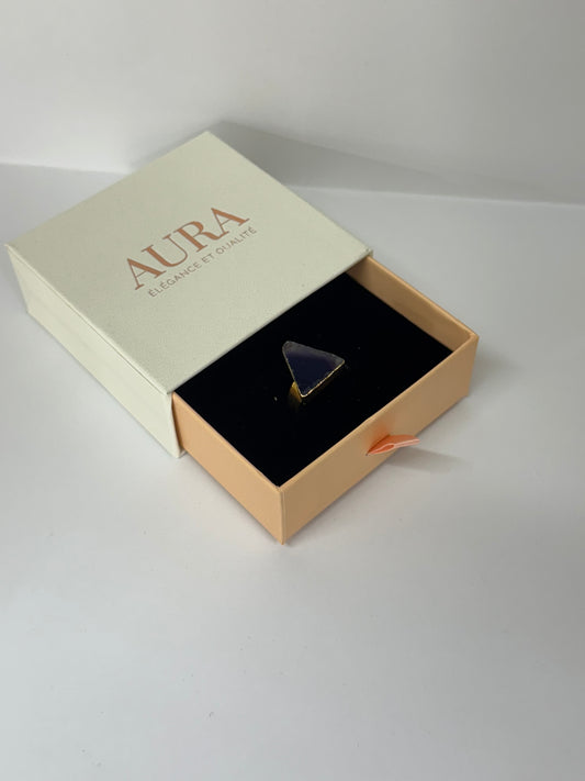 Bague Triangle d’Onyx