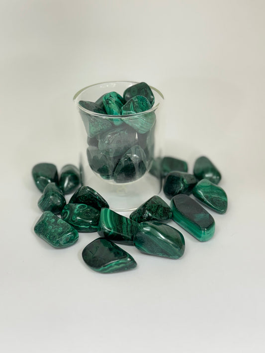 Malachite – Pierre roulée (taille moyenne) – 1 pièce