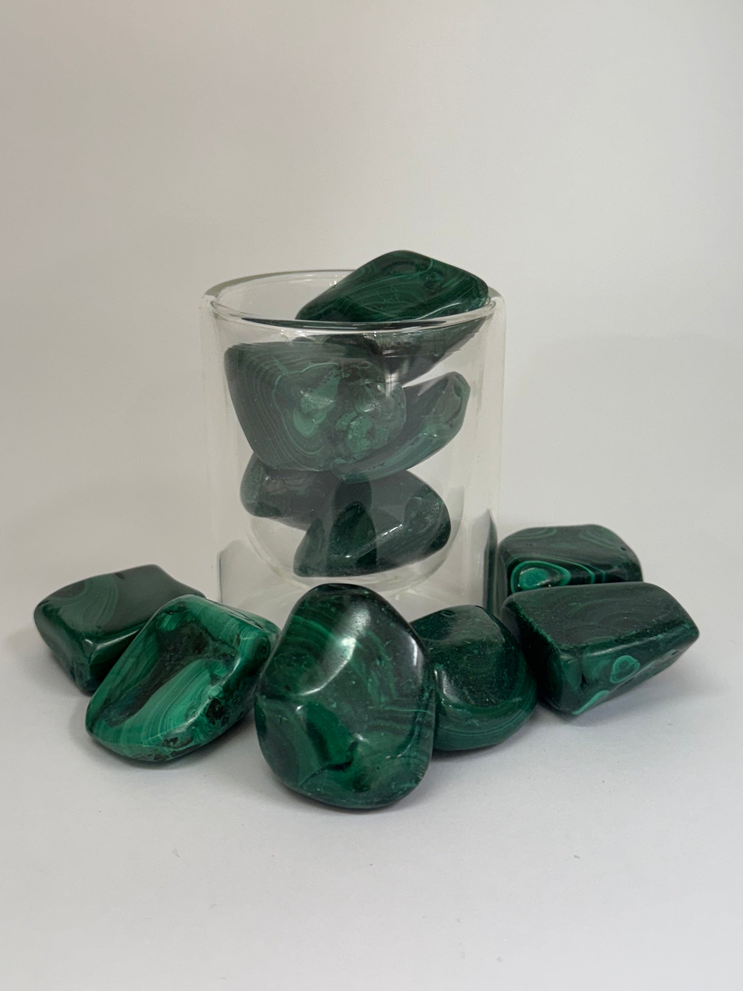Malachite – Pierre roulée (grande taille) – 1 pièce