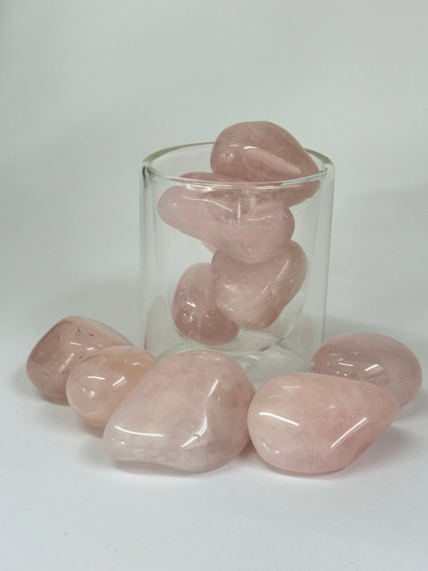 Quartz Rose – Pierre roulée (grande taille) – 1 pièce