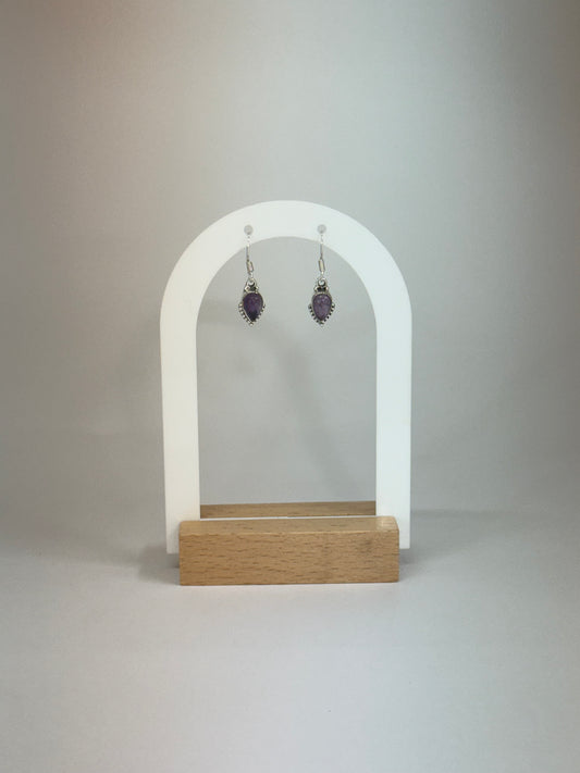 Boucles d’oreilles Améthyste