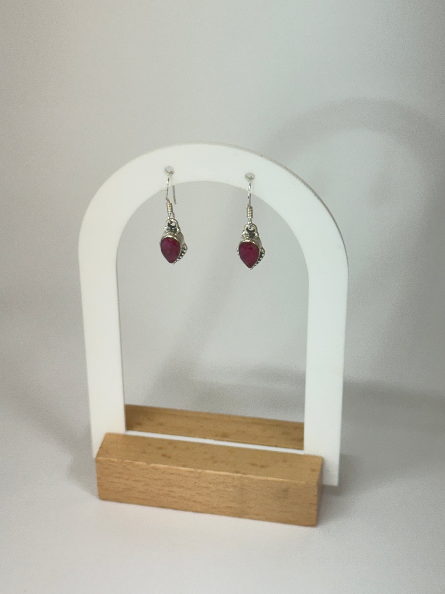 Boucles d’oreilles Rubis