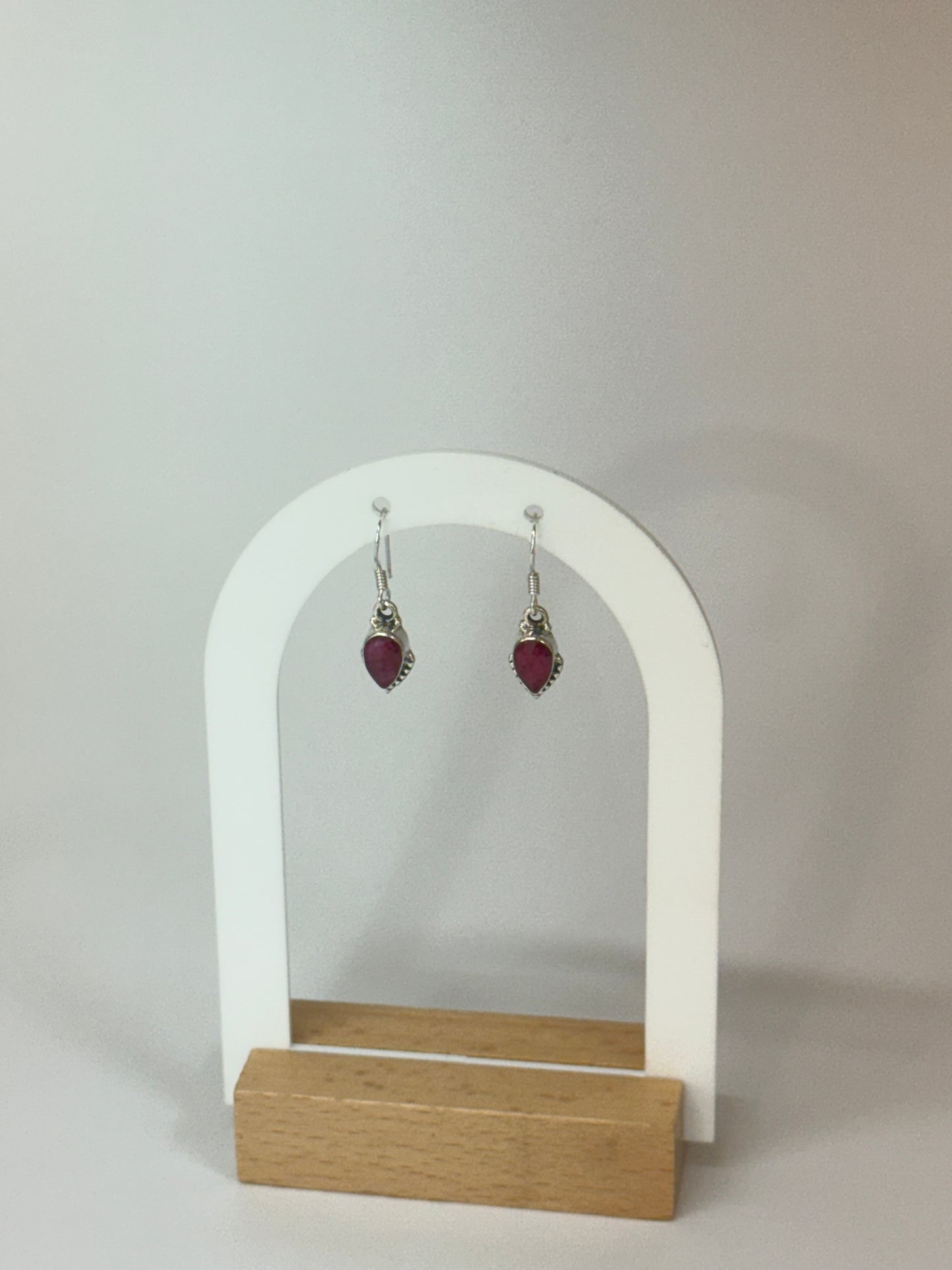 Boucles d’oreilles Rubis