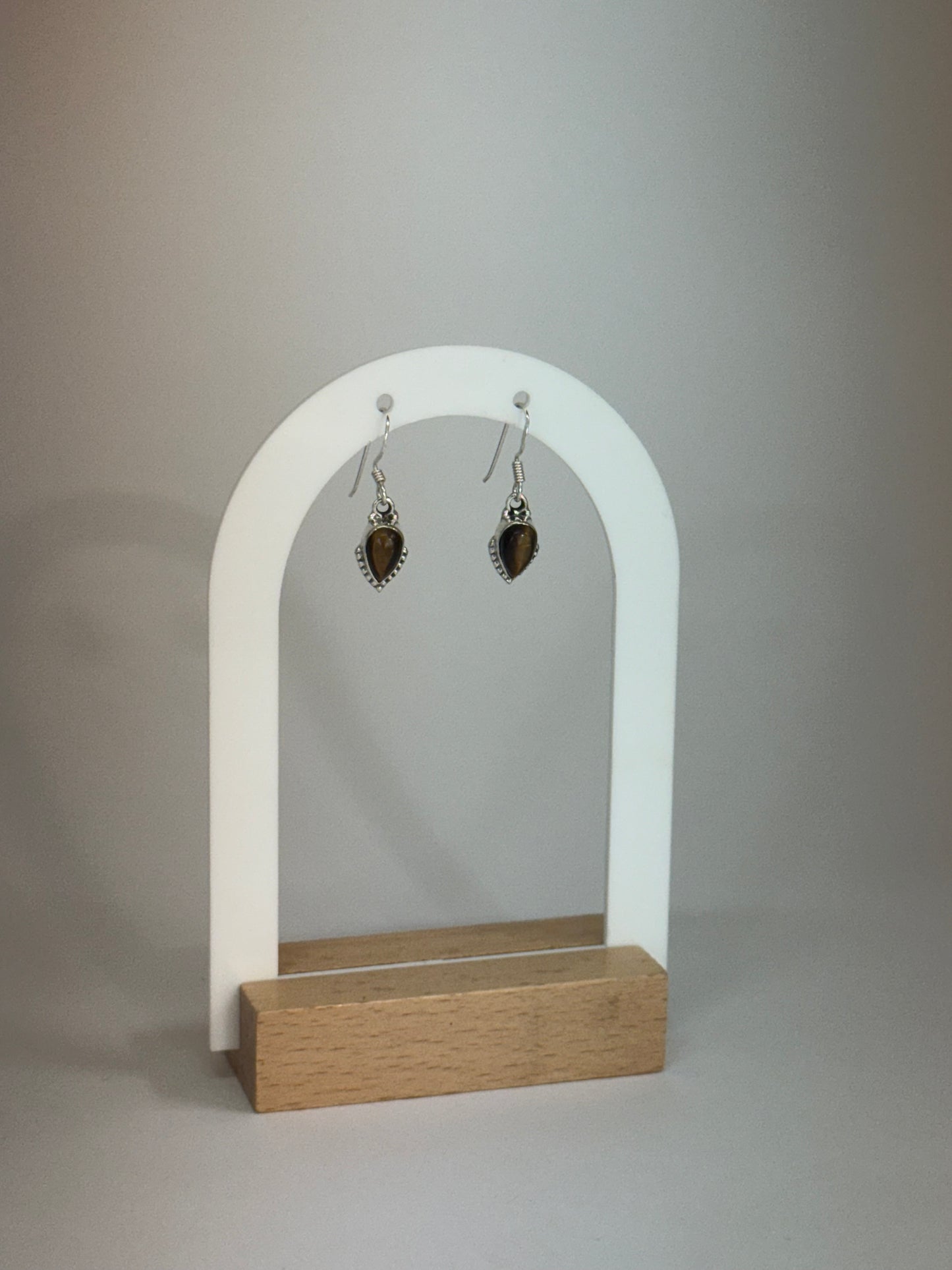 Boucles d’oreilles Œil de tigre