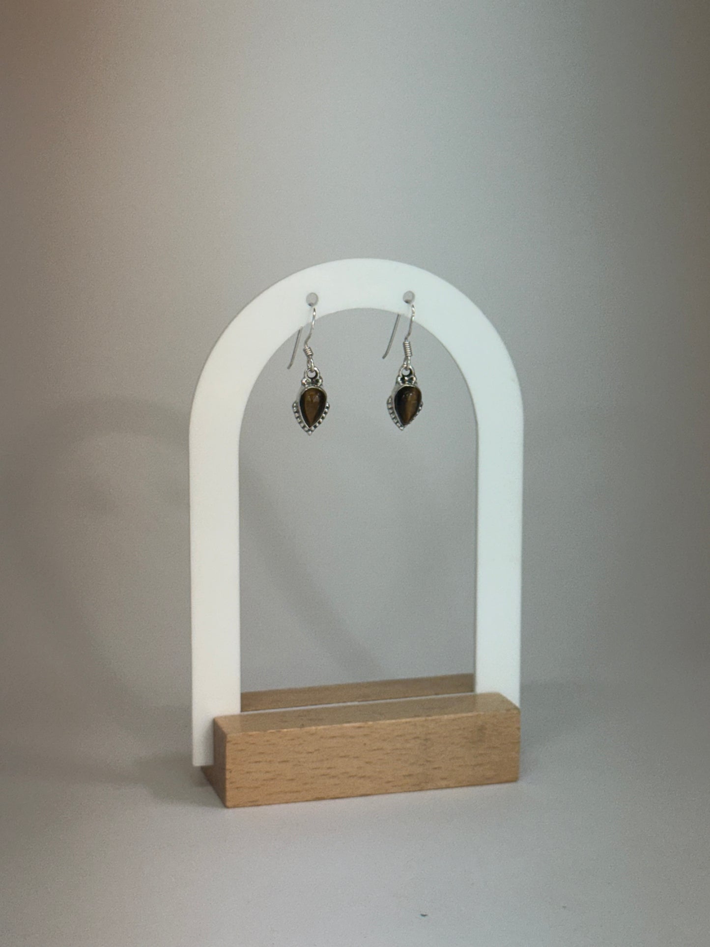Boucles d’oreilles Œil de tigre