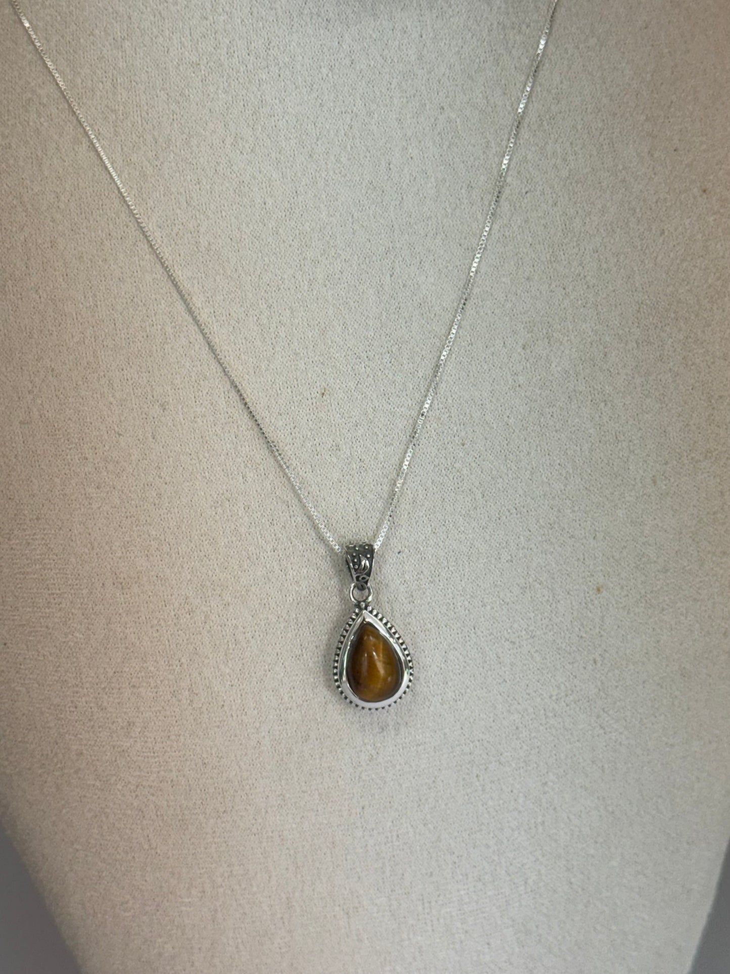 Pendentif Œil de Tigre nature