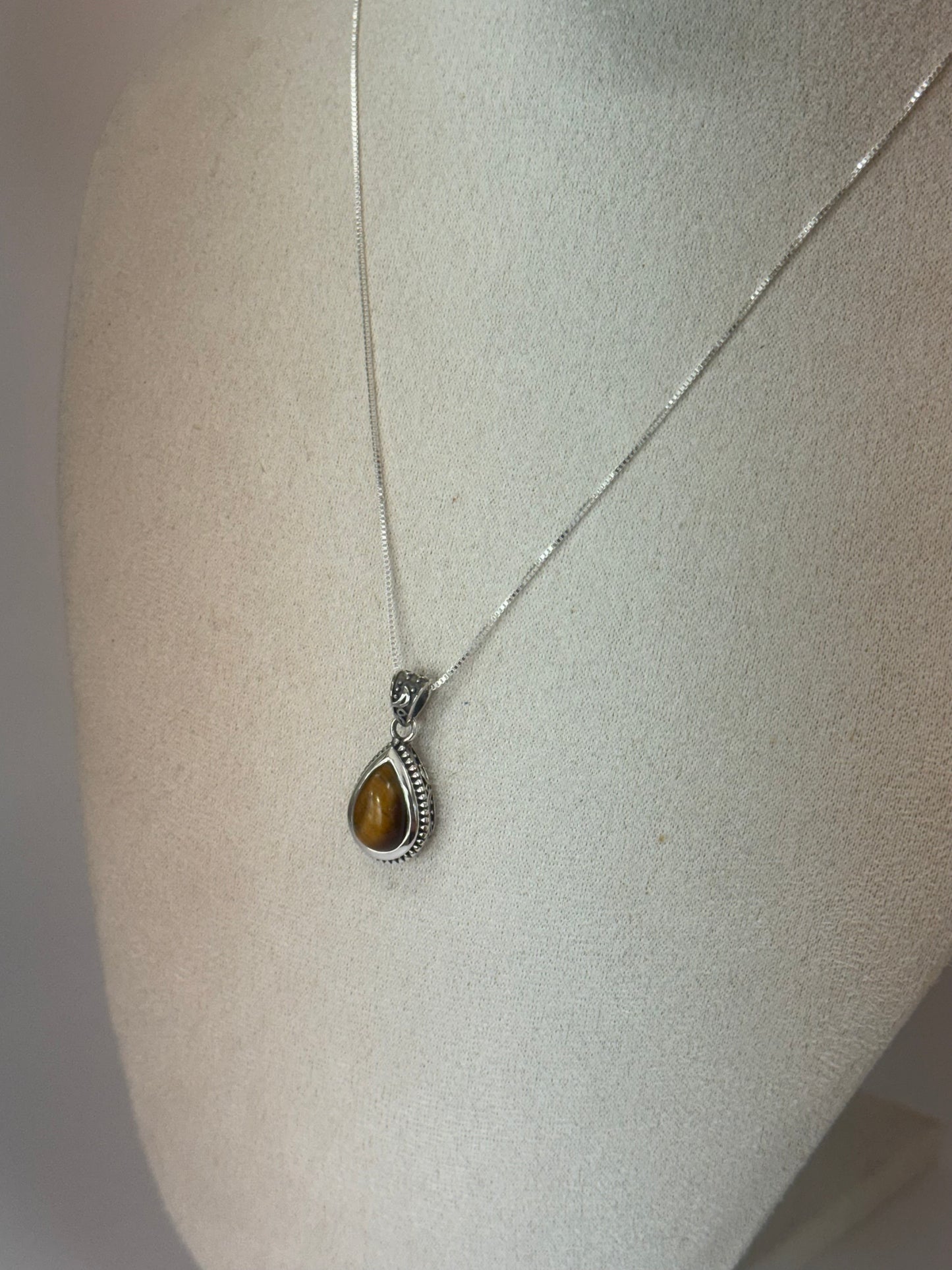 Pendentif Œil de Tigre nature