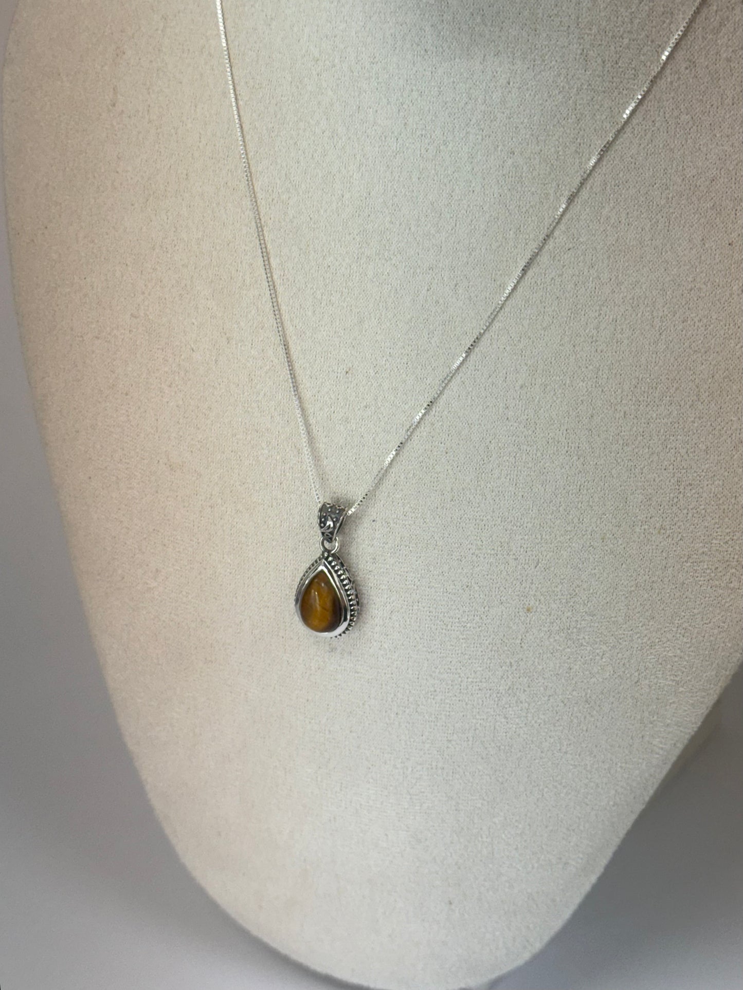 Pendentif Œil de Tigre nature