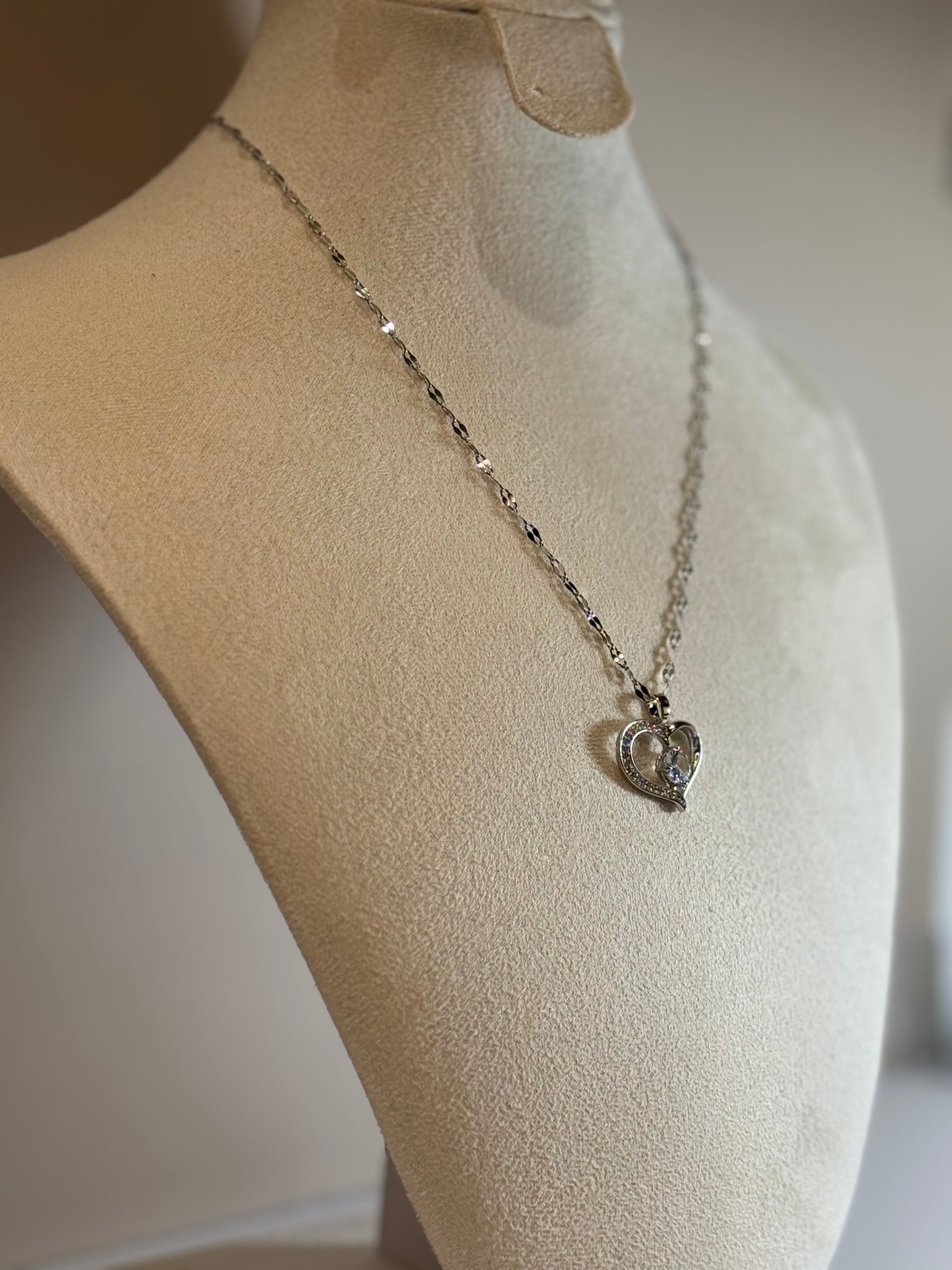 Collier Amour Argenté
