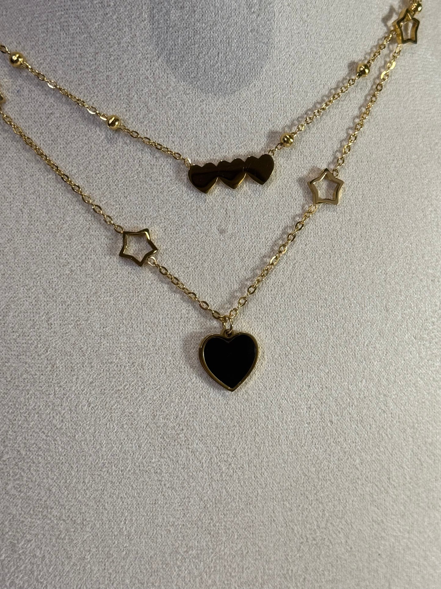 Collier Triplé Céleste