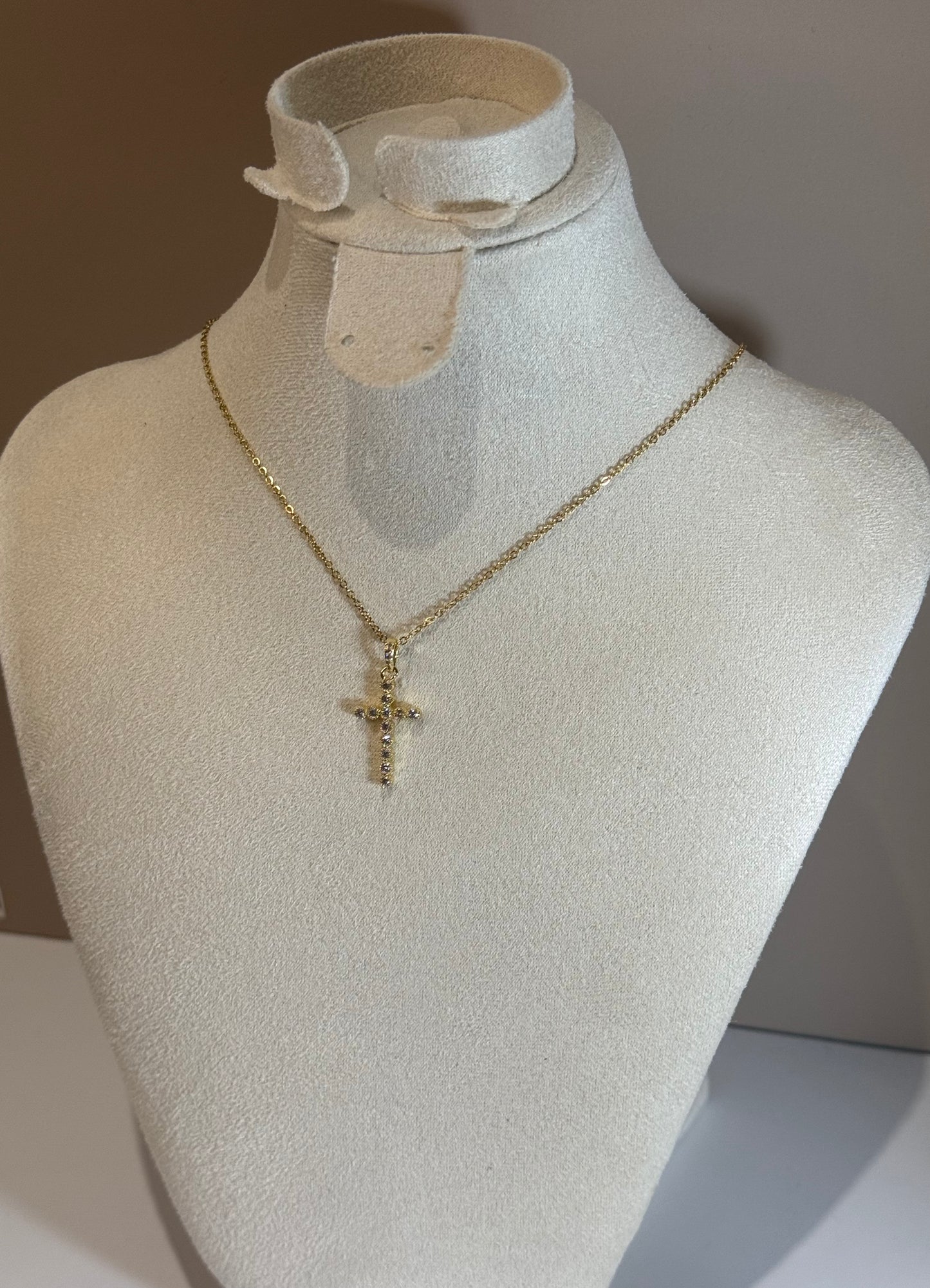 Collier Croix Lumière