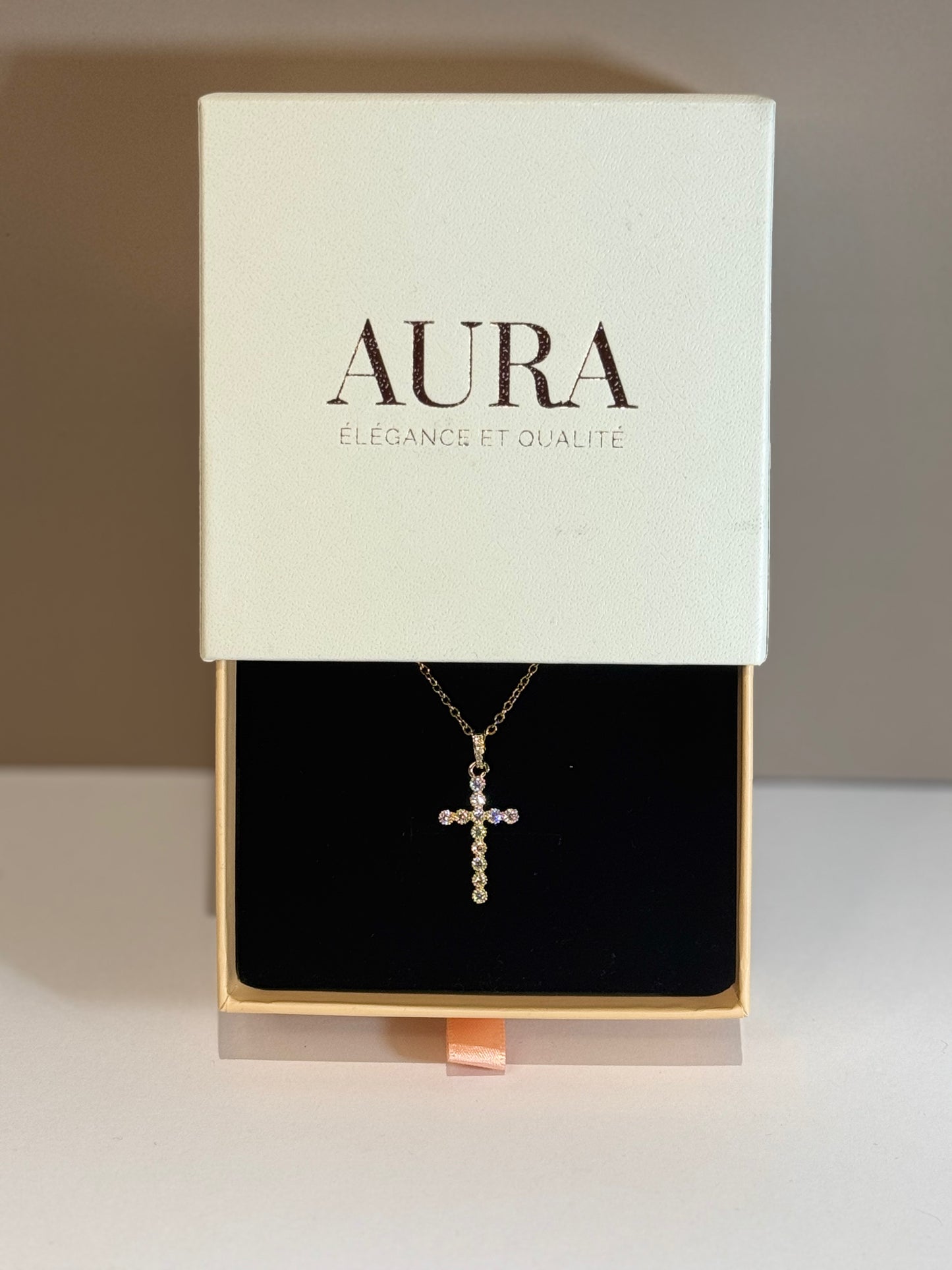 Collier Croix Lumière
