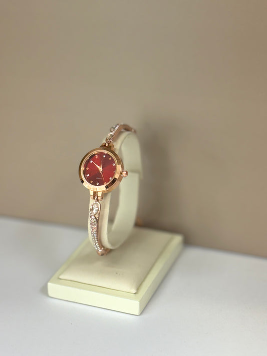 Montre Rouge Élégance