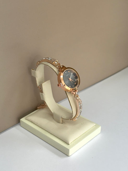 Montre Noire Élégance